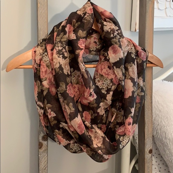 Garage Floral Infinity Scarf - Picture 1 of 6